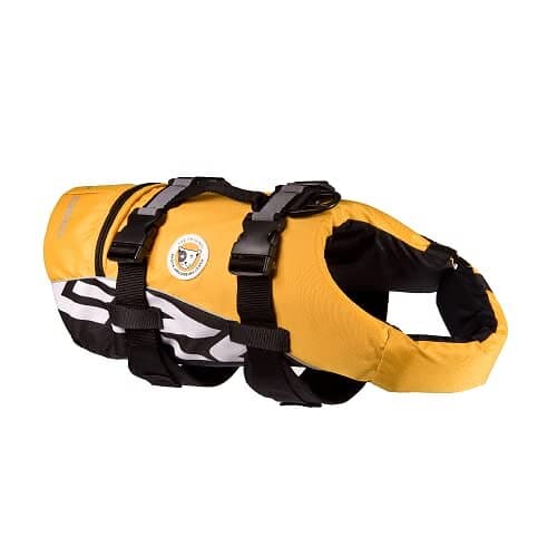 Ezydog Flytväst Hund Gul 18-27 kg 38-50 cm