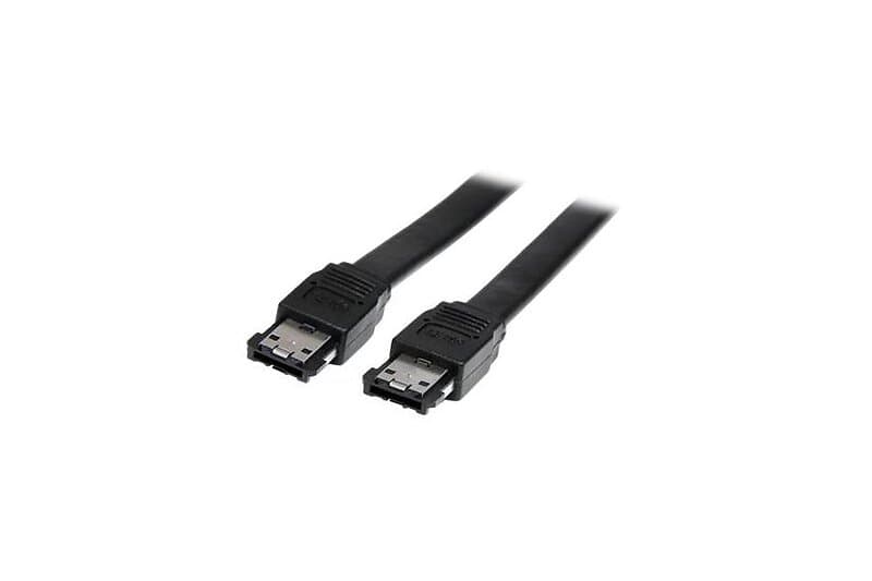 Black StarTech.com Shielded External eSATA Cable eSATA cable Serial ATA 150 eSAT