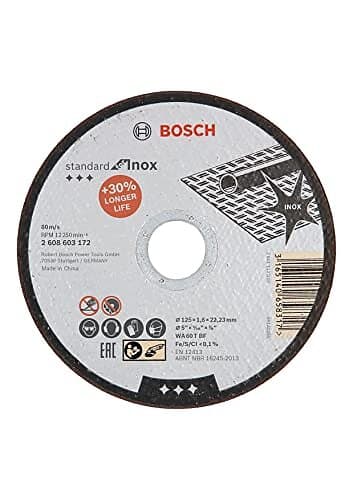 Bosch Rak kapskiva, Standard for Inox