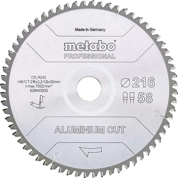 Metabo Sågblad "aluminium cut professional", 305x30 Z84 FZ/TZ 5°neg