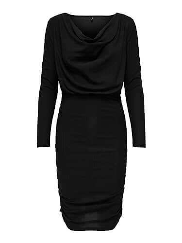 Only Klänning onlSansa L/S Waterfall Dress