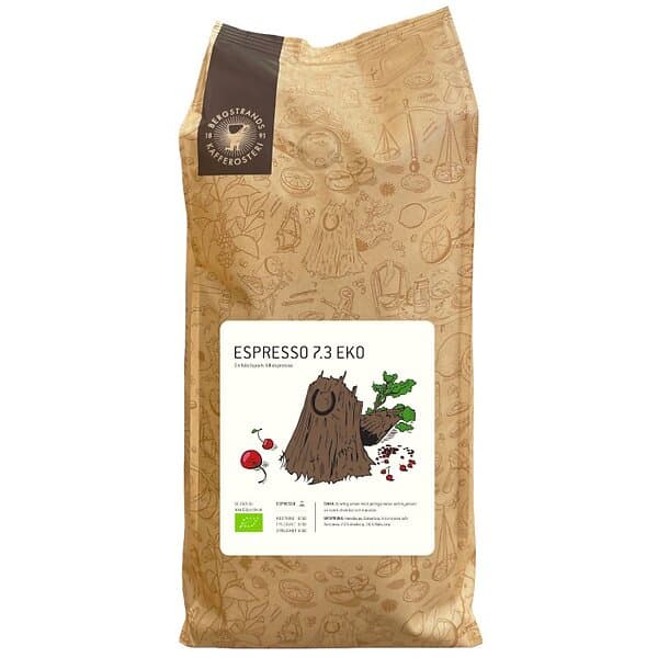 Bergstrands Kafferosteri Espresso 7.3 Kaffebönor 1kg