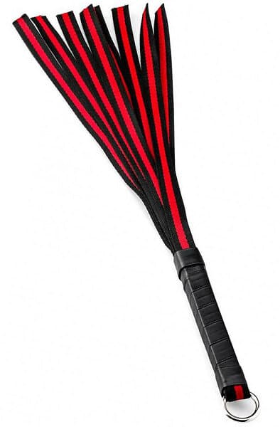 Zenn Black & Red Fabric Whip