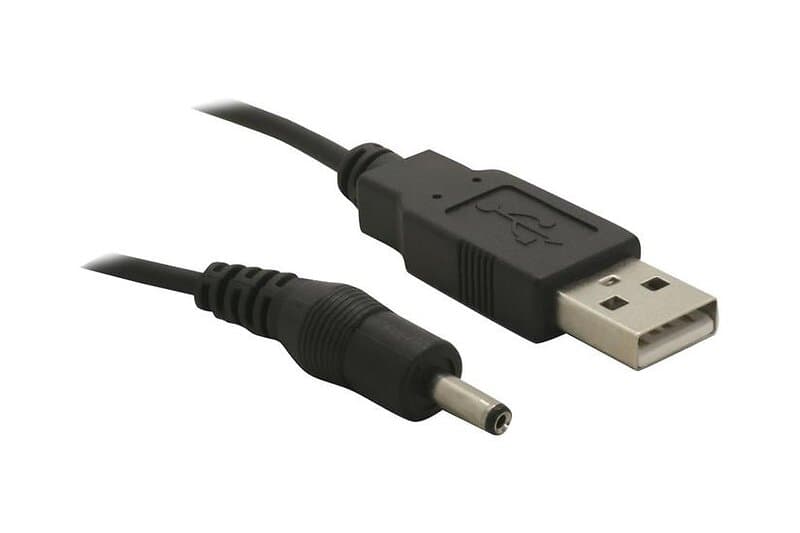 DeLock USB-/strömkabel DC-jack 3.5 x 1.35 mm till USB 1.5 m