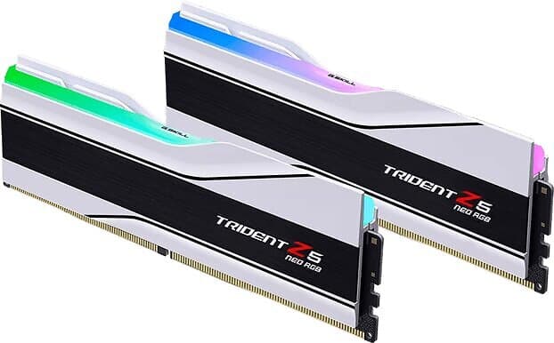 G.Skill 32GB (2x16GB) DDR5 6000MHz CL30 Trident Z5 Neo RGB Vit AMD Expo