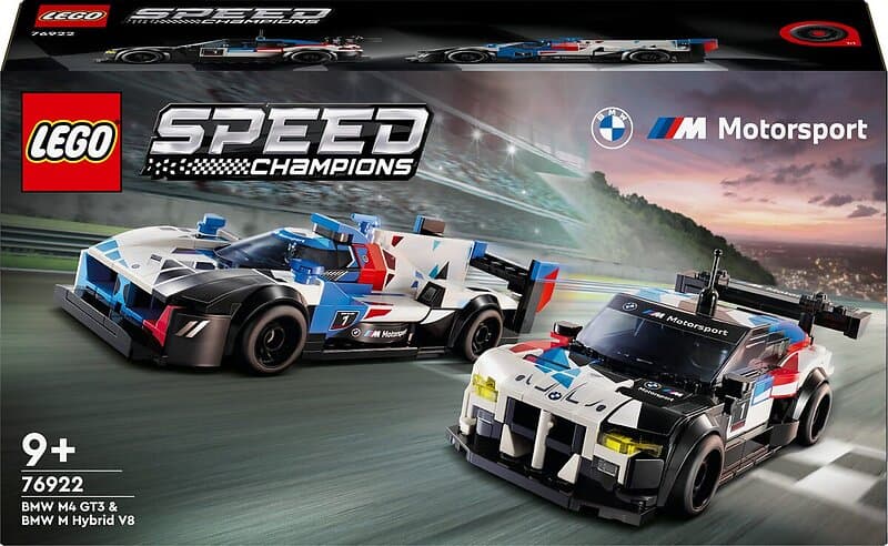 LEGO Speed Champions 76922 BMW M Hybrid V8 & BMW M4 GT3