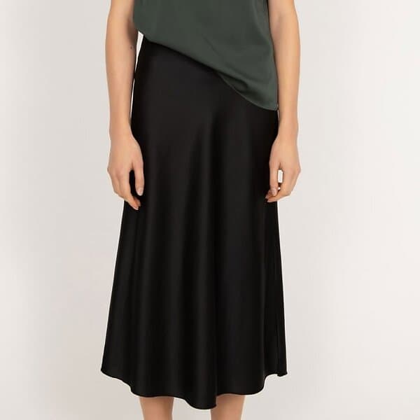 Ahlvar Gallery Hana Satin Skirt Dam