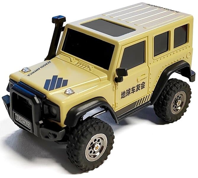 Turbo Mini Crawler 4WD 1/43 Desert Yellow RTR