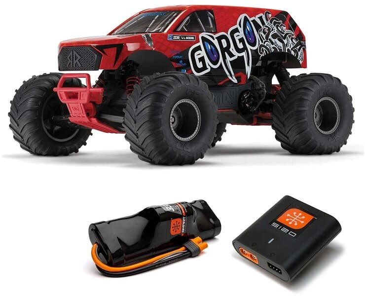 Arrma Gorgon Boost Mega 2WD Röd Komplett