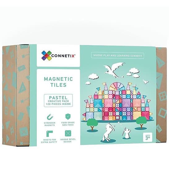 Connetix 120-piece-pastel-creative-pack