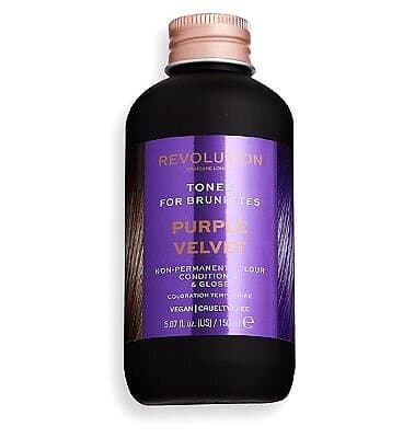 Revolution Haircare Hair Tones for Brunettes 150ml (Various Shades) Purple Velve