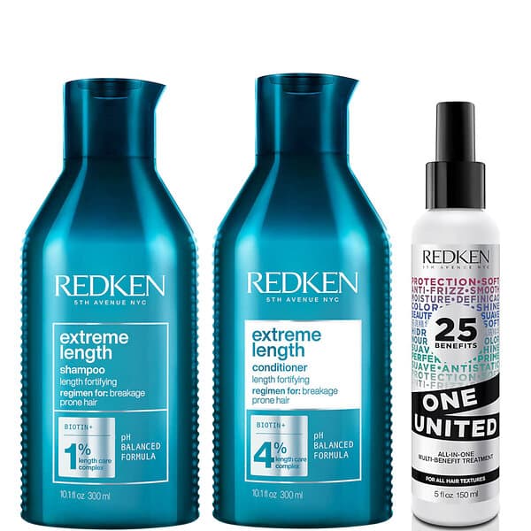 Redken Extreme Length Shampoo + Conditioner + One United Hair Set