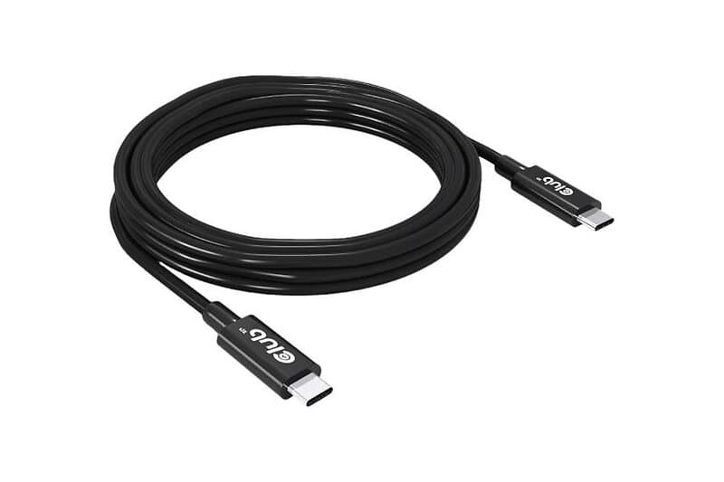 Club 3D Kabel USB 4 Typ C PD 240W 8K 40Gbps 3m St/St detaljhandel