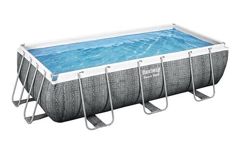 Bestway Powersteel Rektangulärt Poolset 404x201x100cm Pooler