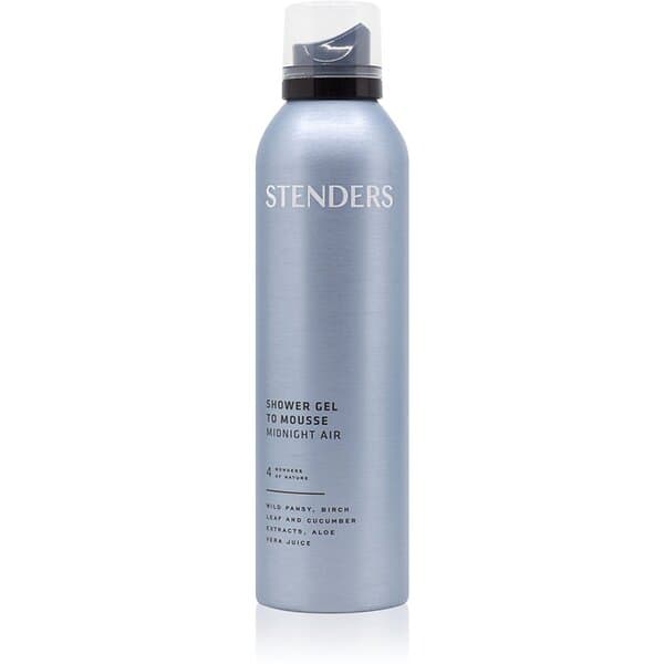 Stenders Gel to Mousse Midnight Air Duschskum Med gel-textur 200ml female