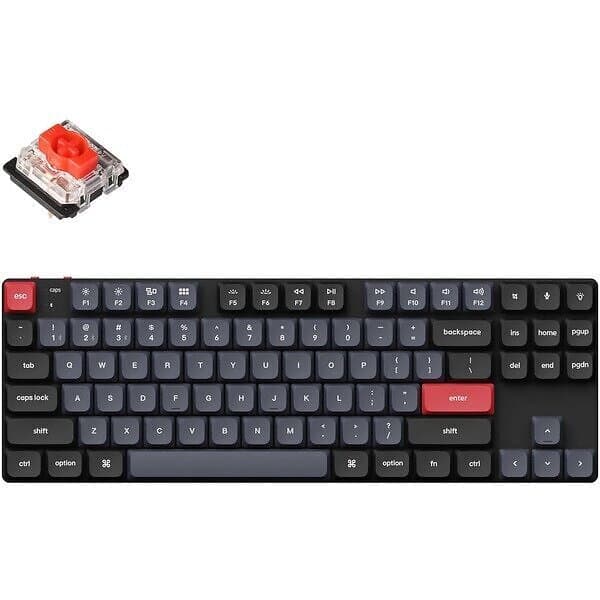 Keychron K1 Pro TKL Gateron Red Switch (Nordic)