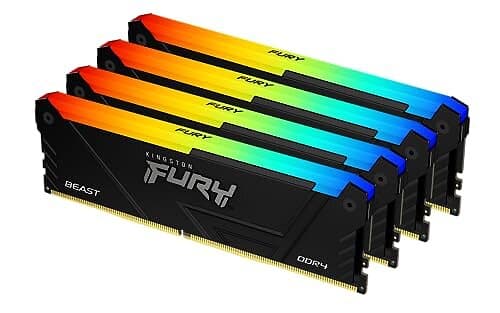 Kingston FURY Beast RGB DDR4 3200MHz 4x16GB (KF432C16BB2AK4/64)