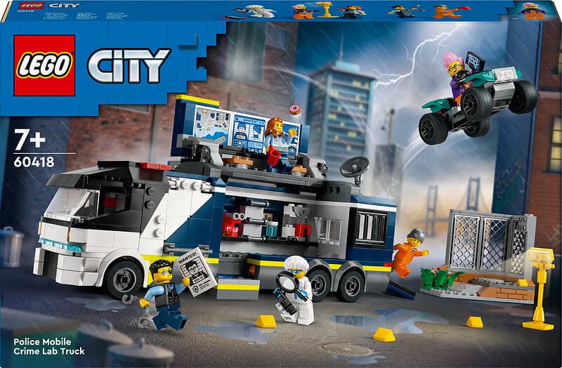 LEGO City 60418 Police Mobile Crime Lab Truck