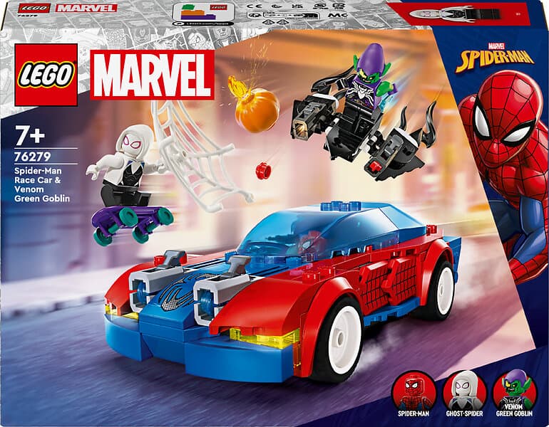 LEGO Super Heroes Marvel 76279 Spider-Mans racerbil & Venom Green Goblin