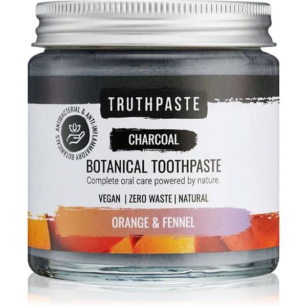 Truthpaste Charcoal Organisk tandkräm Fennel & Orange 100ml female