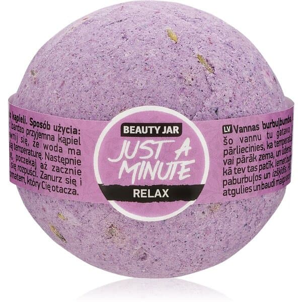 Beauty Jar Just A Minute Relax Bath Bomb med lavendel 150g female