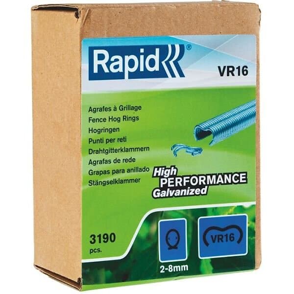 Rapid VR16 Ringklammer silver 3190-pack