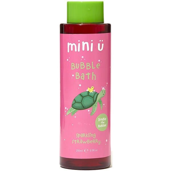 Mini-U Bubble Bath Sparkling Strawberry Badskum för barn 250ml unisex