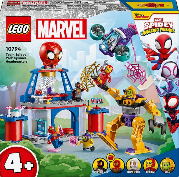 LEGO Marvel 10794 Team Spideys näthögkvarter