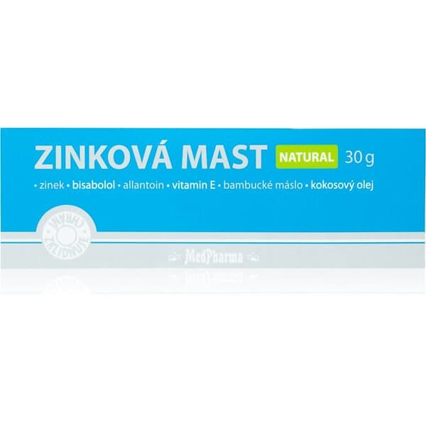 MedPharma Zinková mast Natural Lindrande salva för hud 30g female