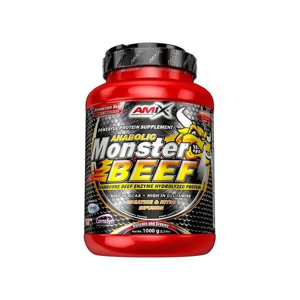 Amix Monster Beef 1kg Protein Wild Berries Röd