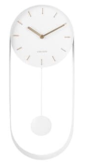 Karlsson Charm Pendulum vit 50 x 20 cm väggklocka KA5822WH