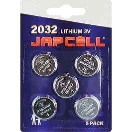 Japcell Litium CR2032-Batterier (5 st.)