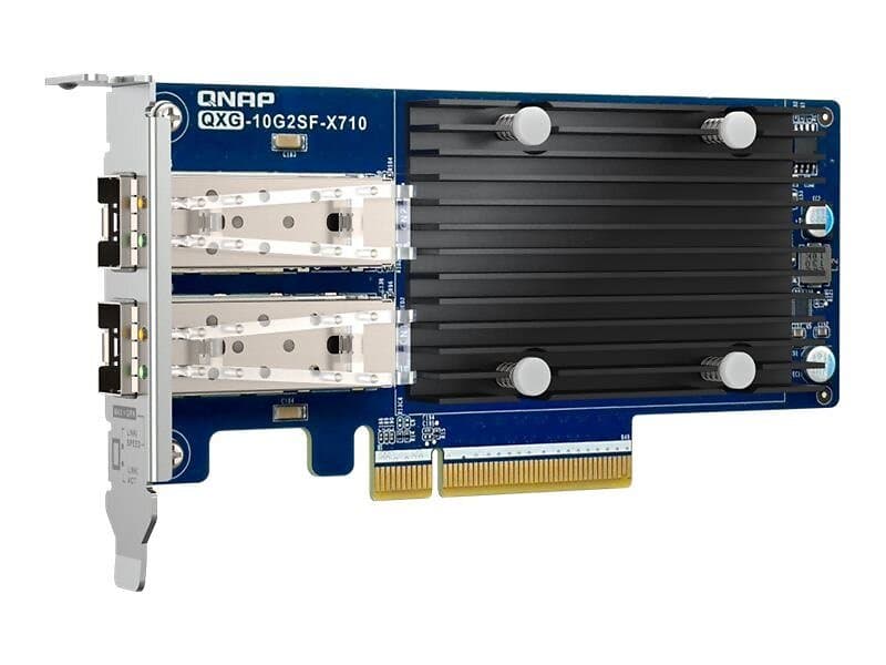 QNAP QXG-10G2SF-X710 nätverksadapter PCIe 3.0 x8 10 Gigabit SFP+ x 2