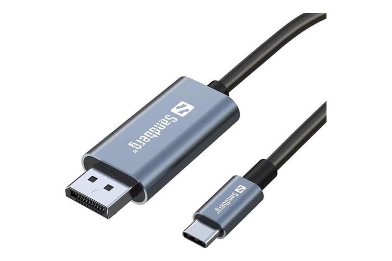 Sandberg USB-C till DisplayPort-kabel 2M