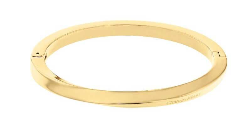 Calvin Klein 35000313 Women's Bangle Gold IP Stainless Jewellery