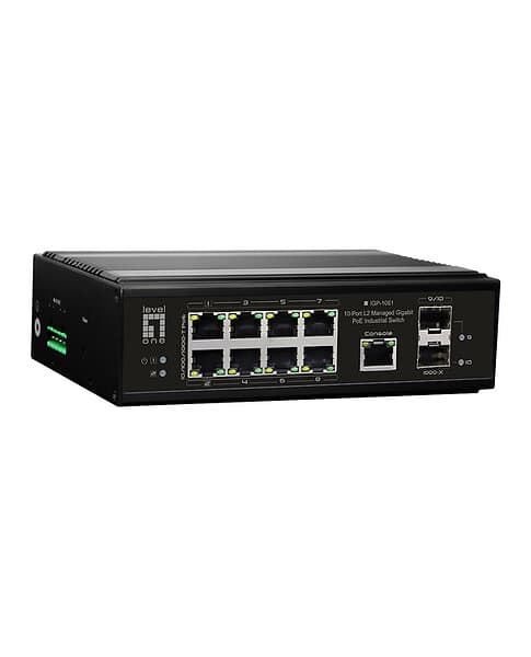 LevelOne IGP-1061 switch -40°C to 75°C 10 ports Managed