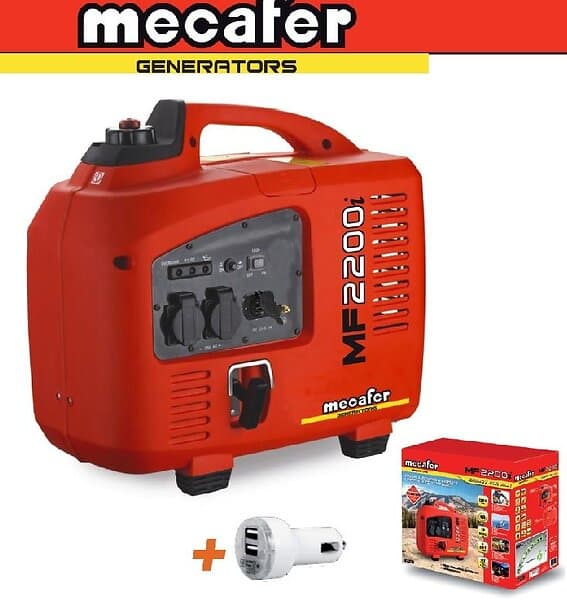 Mecafer Generator Inverter 4-takts Bensinmotor 2200W MF2200i