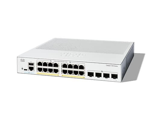 Cisco Catalyst C1300-16P-4X Managed 16x1gbe 4x10gbe Sfp+ Poe 120w Switch