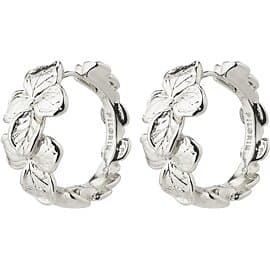 Pilgrim 14233-6023 ECHO Hoop Silver Earrings 1 set