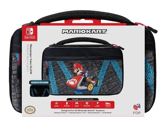 PDP Commuter Case GLOW Mario Kart Drift Bag Nintendo Switch