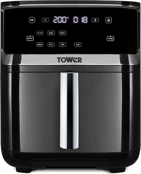 Tower T17101 Vortx Steam Air Fryer 7L Black 1700W