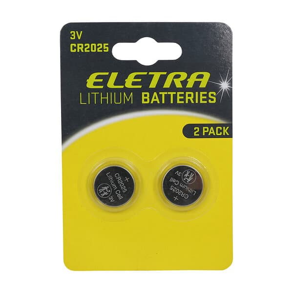 Eletra Cr2025 Knappbatteri, 2 St.