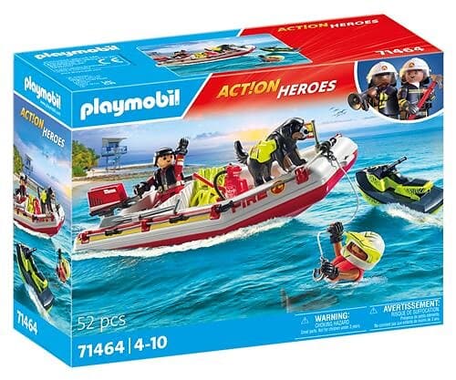 Playmobil Action 71464 Fireboat with Aqua Scooter