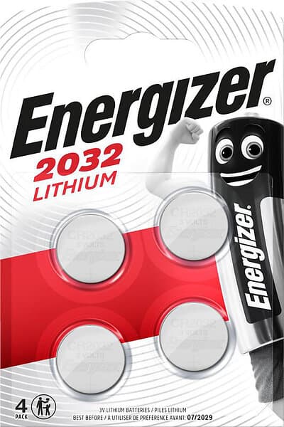 Energizer Litium CR2032 Batteri 4-Pack