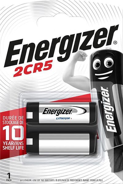 Energizer Litium 2CR5 Foto/Alarm Batteri 1-Pack