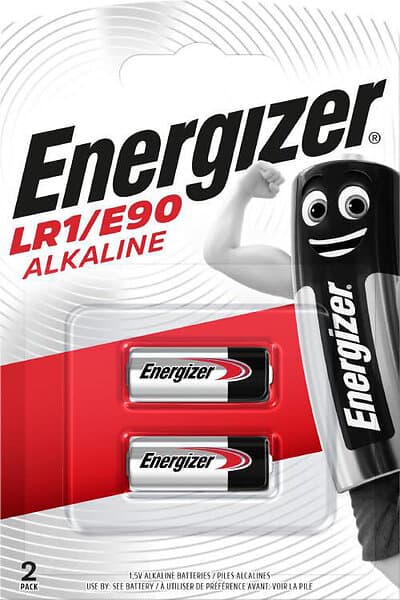 Energizer Alkaline LR1/E90/N/Lady Batteri 2-Pack