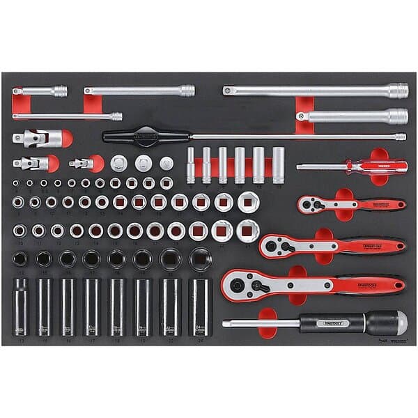 Teng Tools hylsnyckelsats TTESK77 (76 delar)