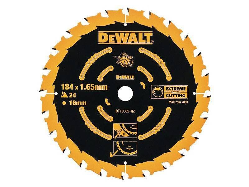 Dewalt DT10302 Sågklinga 184mm 24T för Allmän användning ELITE