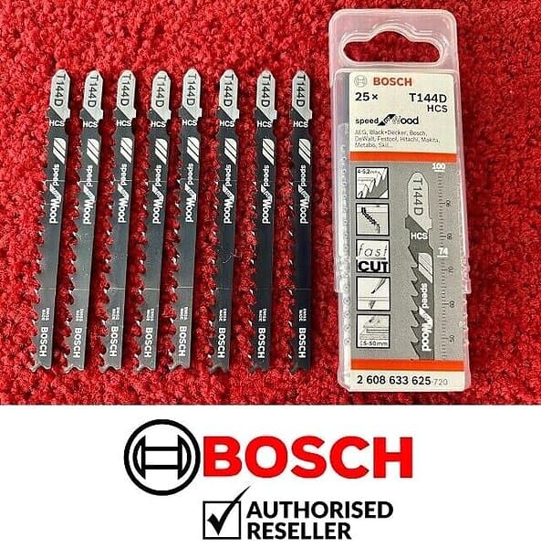 Bosch Sticksågsblad T144D trä 25-pack