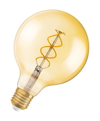 Ledvance LED Filament Glob, dimmable 4.5W/820 E27, guld